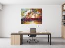 Abstract Crane Gallery Wrap