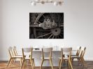 Train Locomotive Wheel Close Up Gallery Wrap