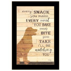 "Every Snack You Make" By Marla Rae, Ready to Hang Framed Print, Black Frame