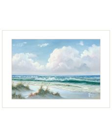 "Beach" by Georgia Janisse , Ready to Hang Framed Print, White Frame