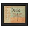 "Bathe" By Becca Barton, Printed Wall Art, Ready To Hang Framed Poster, Black Frame