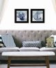 "The Beach Coastal Collection" 2-Piece Vignette By Bluebird Barn, Ready to Hang Framed Print, Black Frame