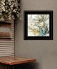 "Sea glass Garden II" By JG Studios, Ready to Hang Framed Print, Black Frame