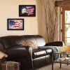 "Oh Beautiful America Collection" 2-Piece Vignette By L. Rader and L. Deiter, Printed Wall Art, Ready To Hang Framed Poster, Black Frame